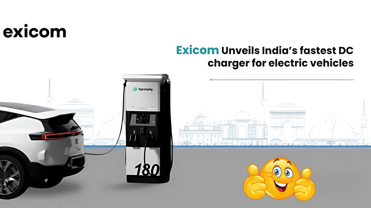 Exicom ka India ka fastest DC EV charger sirf 15 minute mein full charge