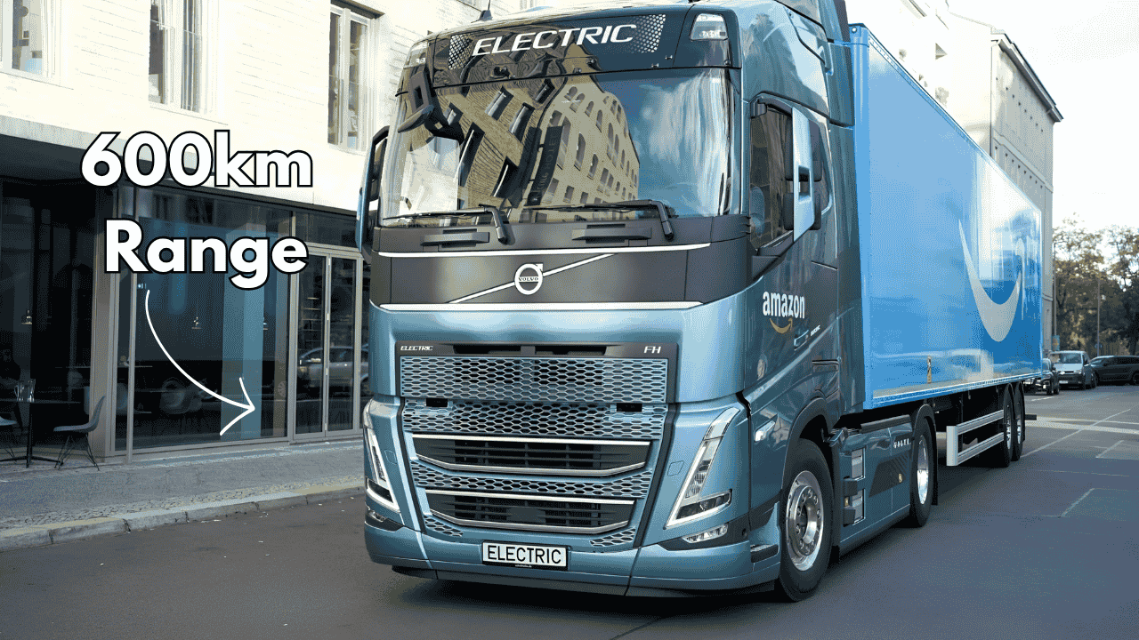 Volvo 600km range electric truck long route deliveries ka future ready