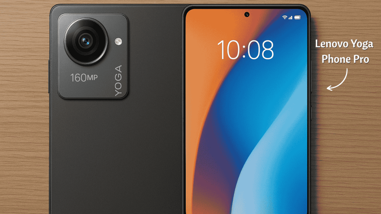 Lenovo Yoga Phone Pro gives 160MP Camera 4500mAh Battery and hybrid performance
