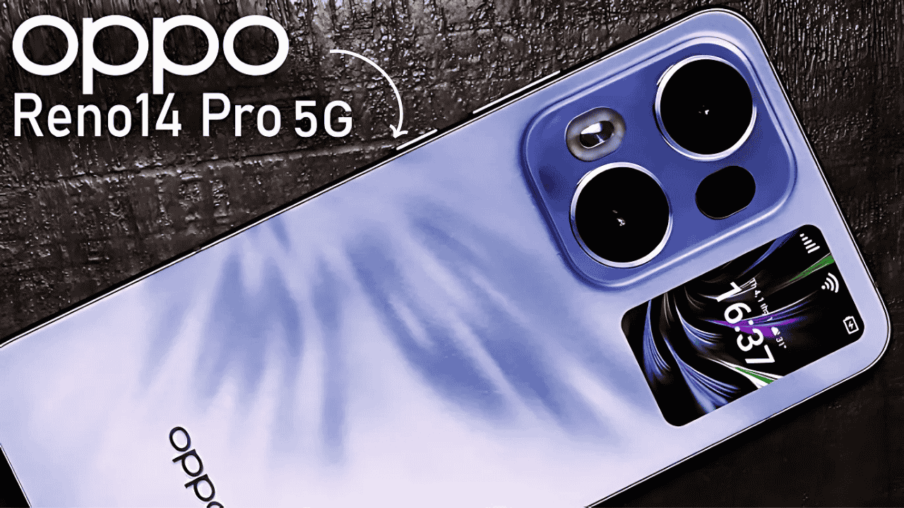 Oppo Reno 14 Pro 5G launched with stunning design 50MP camera Dimensity 8200 chip and 80W fastest charging
